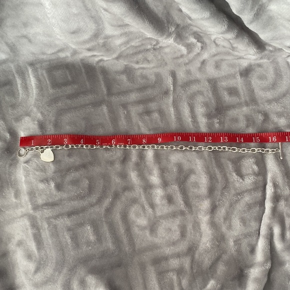 Choker Heart Necklace with matching Bracelet - Picture 3 of 8